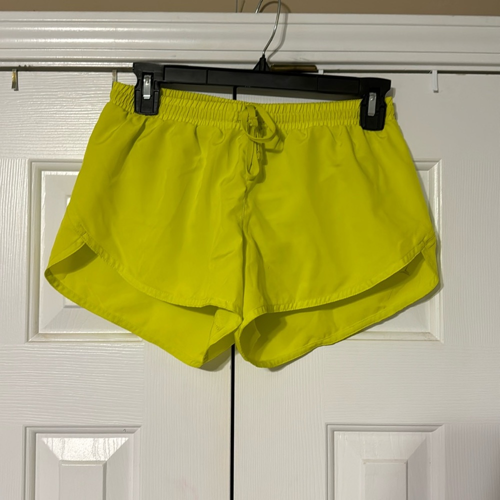 Yellow-Green Old Navy Active Shorts